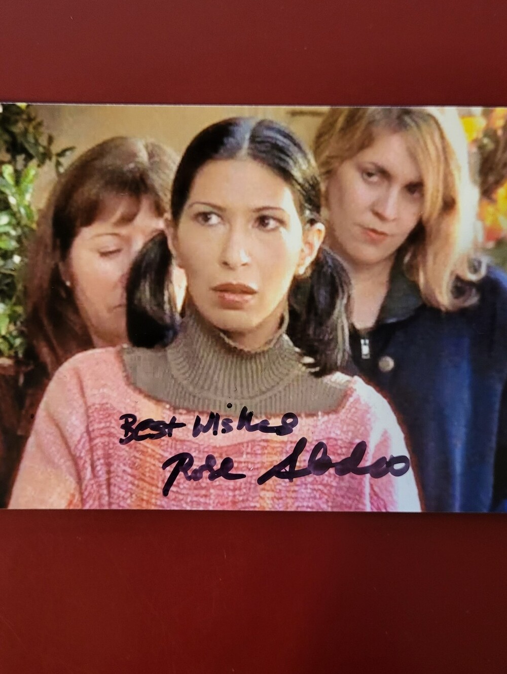 Rose Abdoo Gilmore Girls Hand Signed 4x6 Autograph Ghosts A